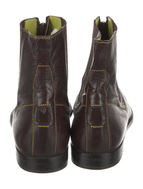 Manolo Blahnik Leather Chelsea Boots