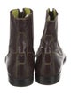 Manolo Blahnik Leather Chelsea Boots