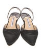 Manolo Blahnik Satin Slingback Pumps