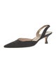 Manolo Blahnik Suede Slingback Pumps