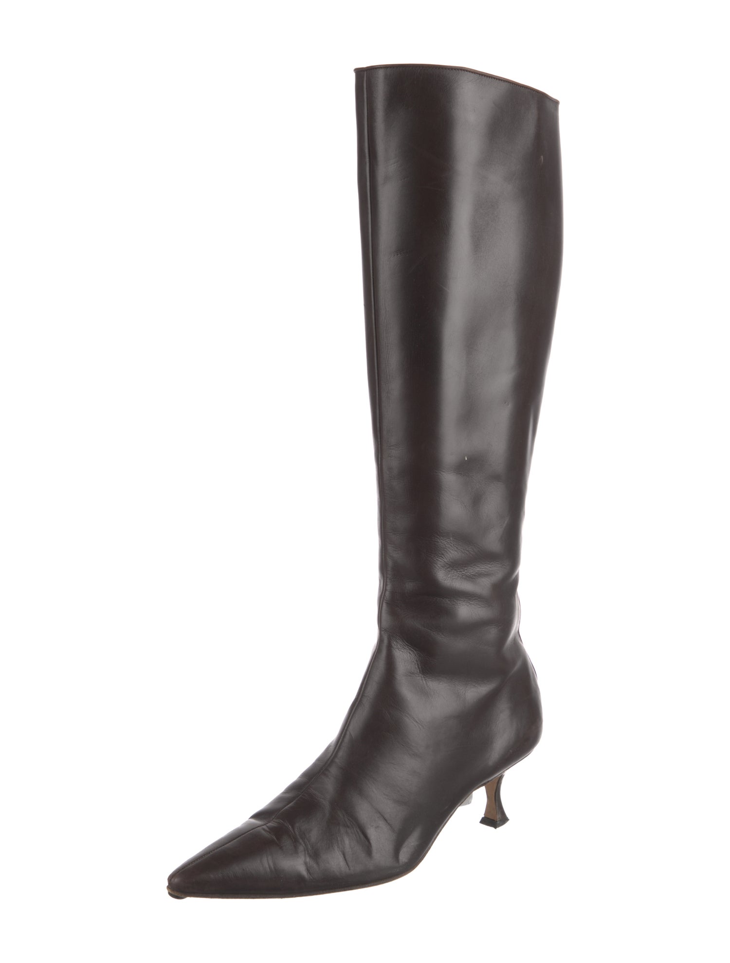 Manolo Blahnik Leather Boots