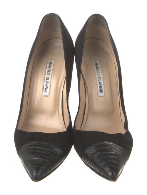 Manolo Blahnik Suede Pumps