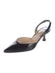Manolo Blahnik Carolyne Patent Leather Slingback Pumps