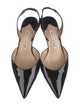 Manolo Blahnik Carolyne Patent Leather Slingback Pumps