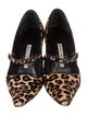 Manolo Blahnik Ponyhair Animal Print Pumps