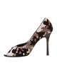 Manolo Blahnik Ponyhair Printed Pumps