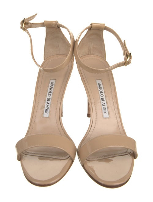 Manolo Blahnik Patent Leather Sandals