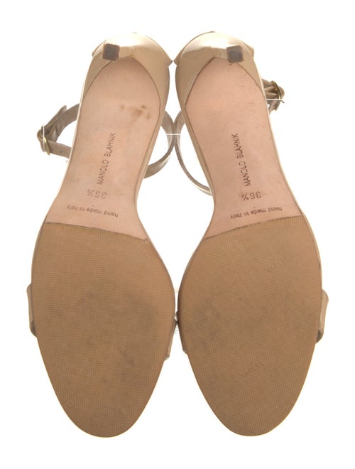 Manolo Blahnik Patent Leather Sandals