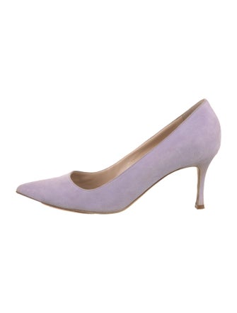 Manolo Blahnik Suede Pumps