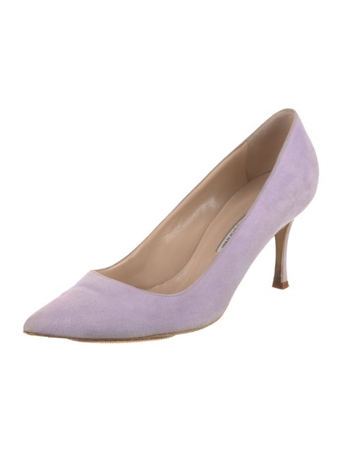 Manolo Blahnik Suede Pumps