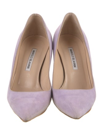 Manolo Blahnik Suede Pumps