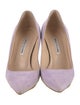 Manolo Blahnik Suede Pumps