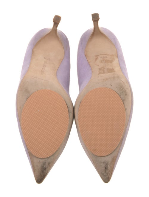 Manolo Blahnik Suede Pumps