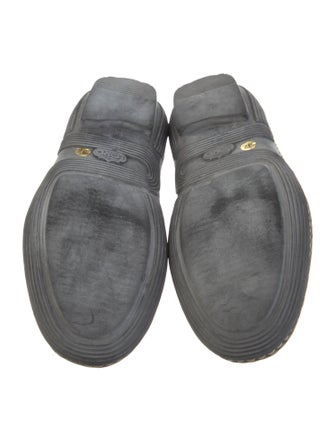 Manolo Blahnik Suede Tassel Accents Loafers