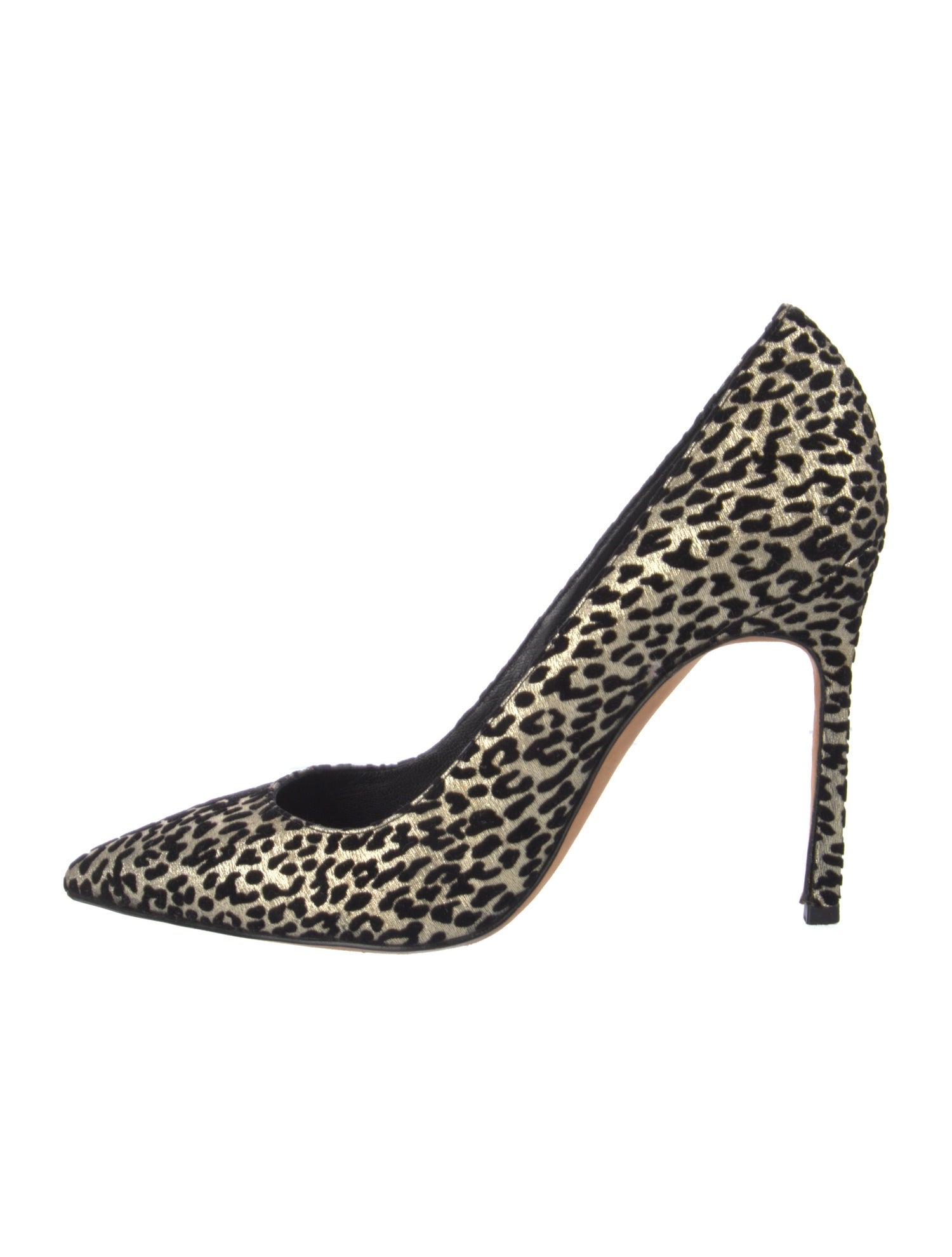 Manolo Blahnik Animal Print Crystal Embellishments Pumps