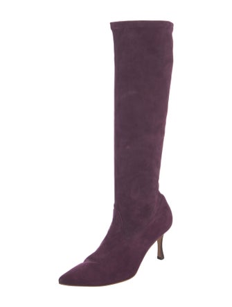 Manolo Blahnik Suede Boots