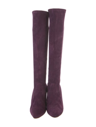 Manolo Blahnik Suede Boots