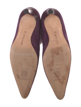 Manolo Blahnik Suede Boots
