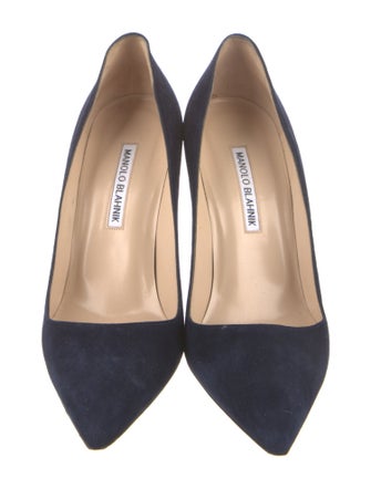 Manolo Blahnik Suede Pumps