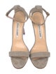 Manolo Blahnik Suede Sandals