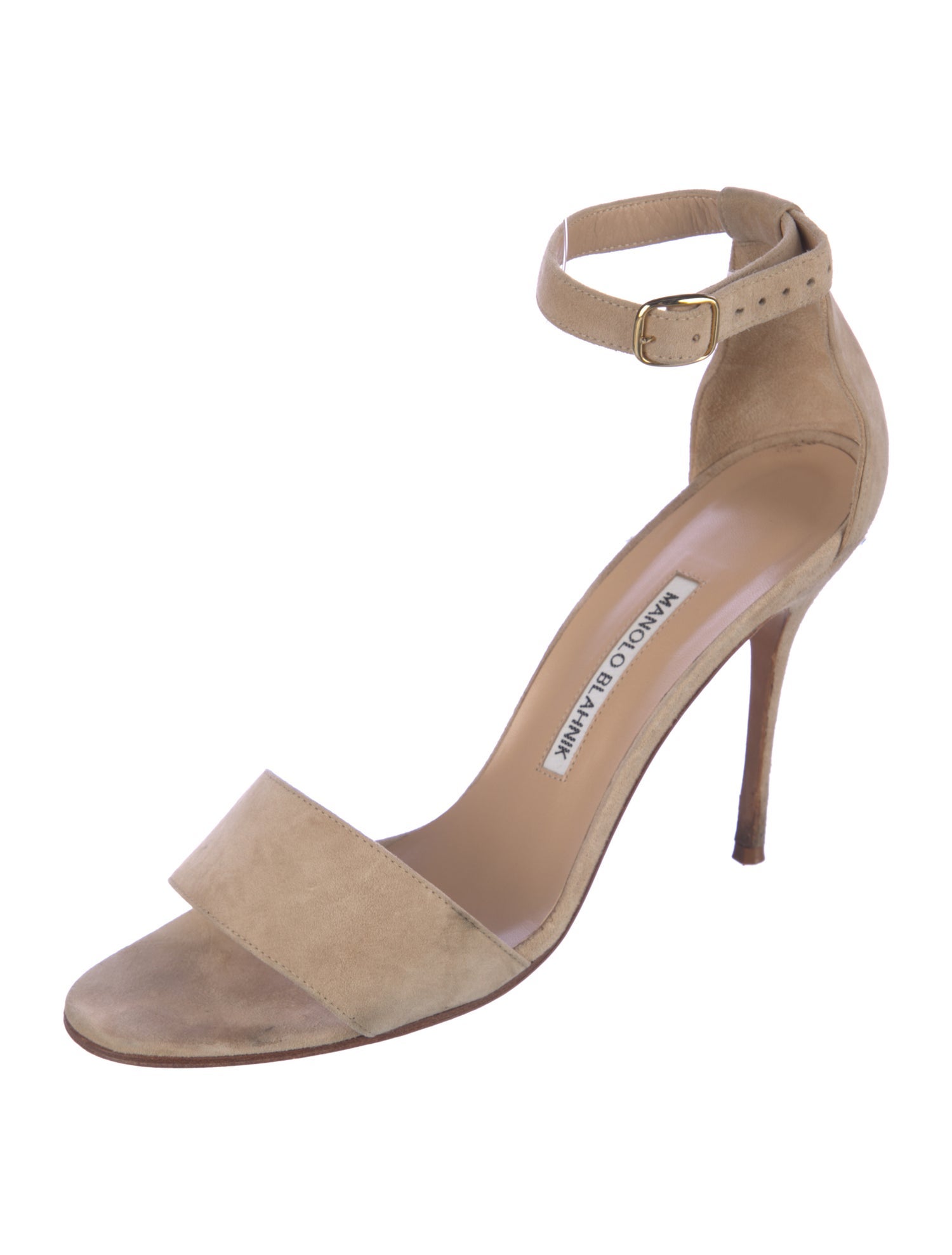 Manolo Blahnik Suede Sandals