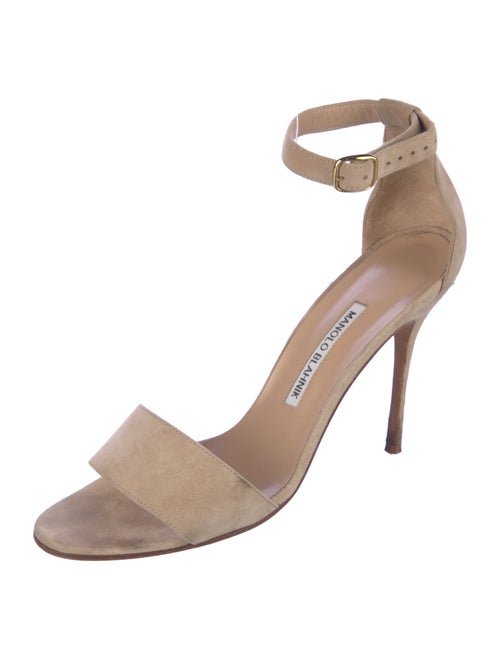 Manolo Blahnik Suede Sandals
