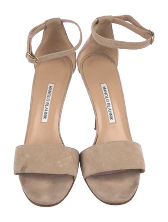 Manolo Blahnik Suede Sandals
