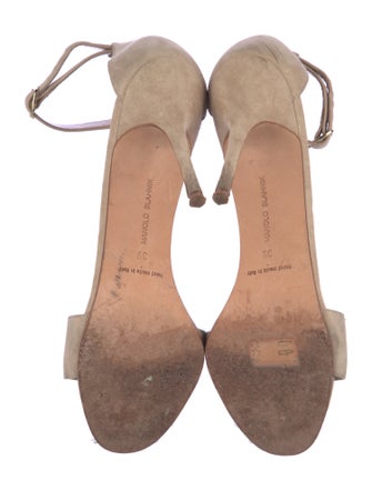 Manolo Blahnik Suede Sandals