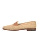 Manolo Blahnik Raffia Loafers