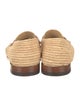 Manolo Blahnik Raffia Loafers