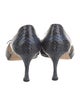 Manolo Blahnik Snakeskin Animal Print D'Orsay Pumps