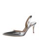 Manolo Blahnik Leather Slingback Pumps