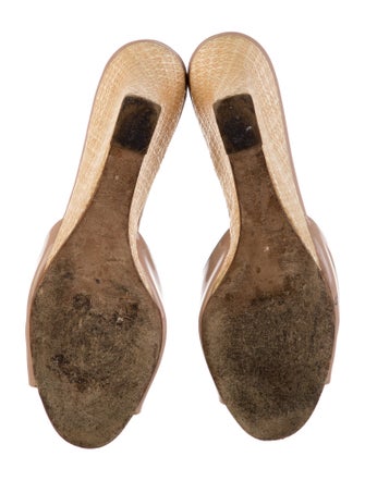 Manolo Blahnik Patent Leather Mules