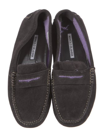 Manolo Blahnik Suede Loafers