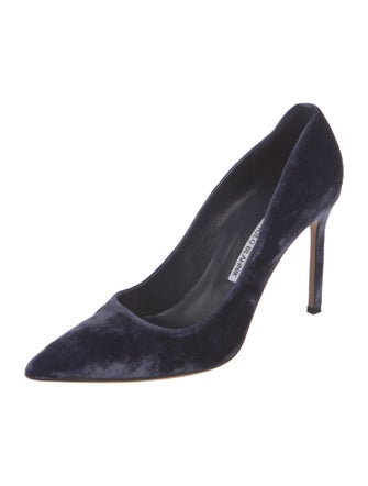 Manolo Blahnik Suede Pumps
