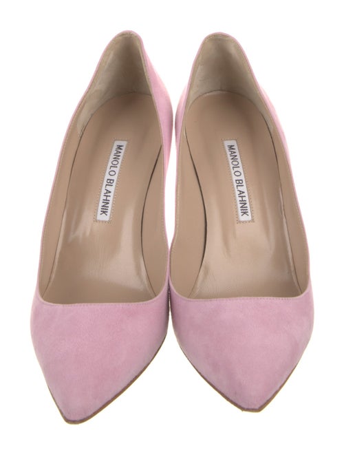 Manolo Blahnik Suede Pumps