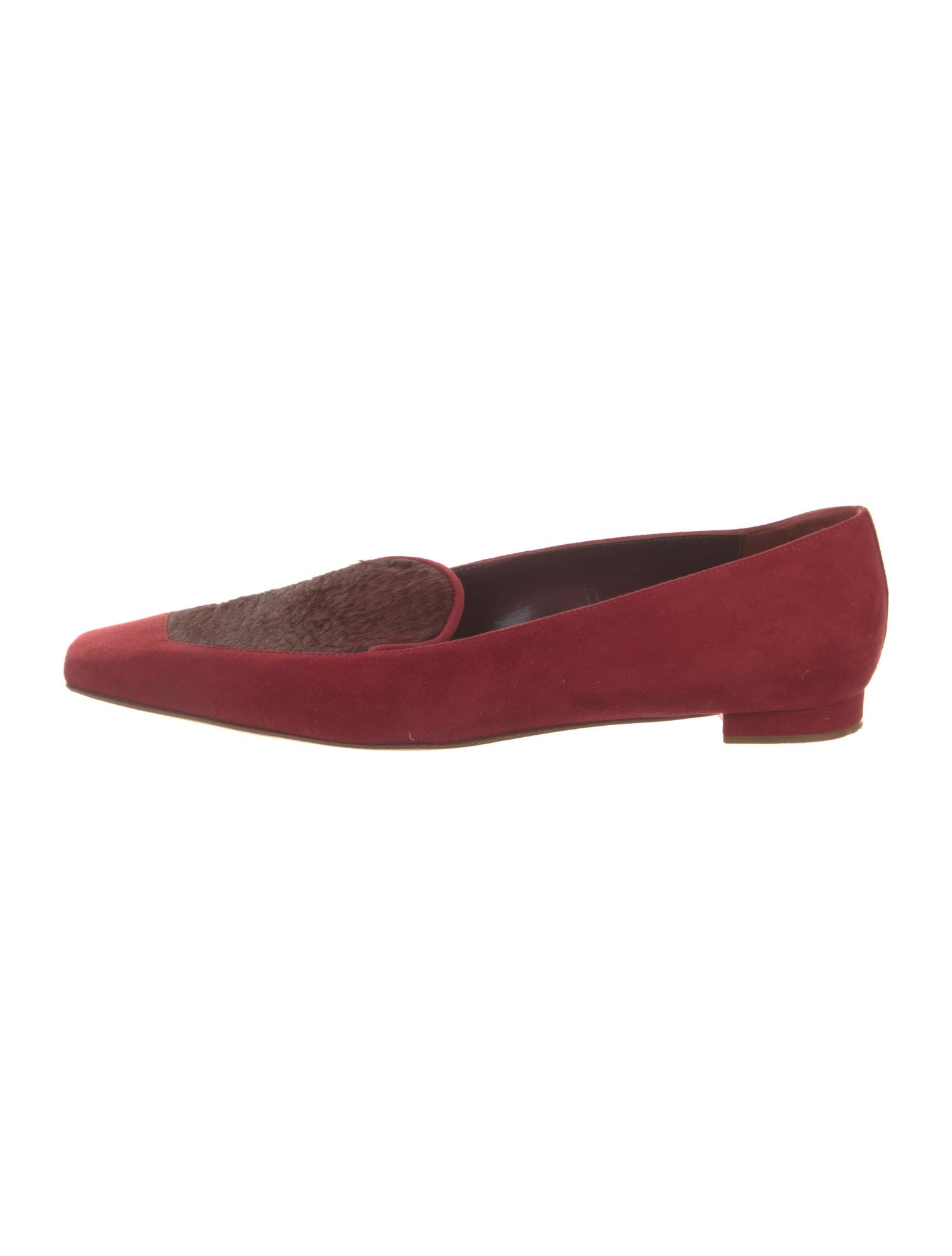 Manolo Blahnik Suede Ballet Flats