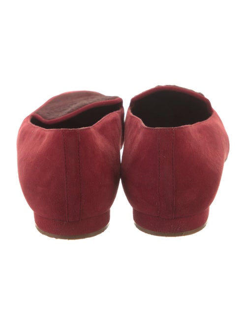 Manolo Blahnik Suede Ballet Flats