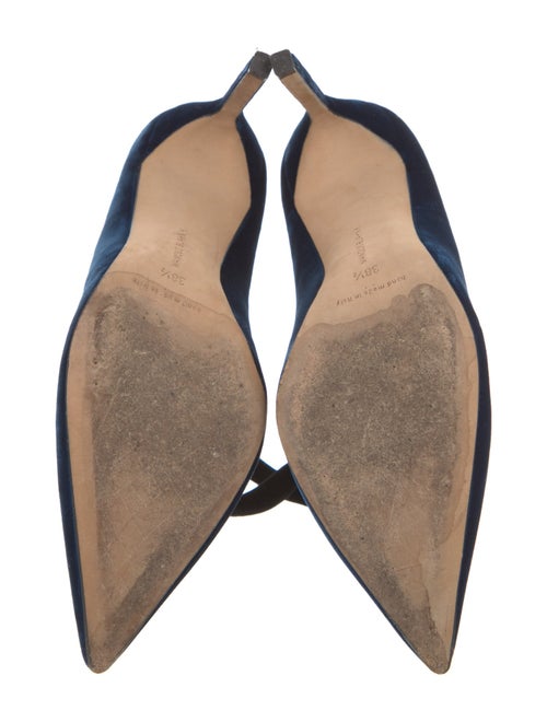 Manolo Blahnik Velvet D'Orsay Pumps