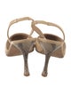 Manolo Blahnik Leather Slingback Pumps