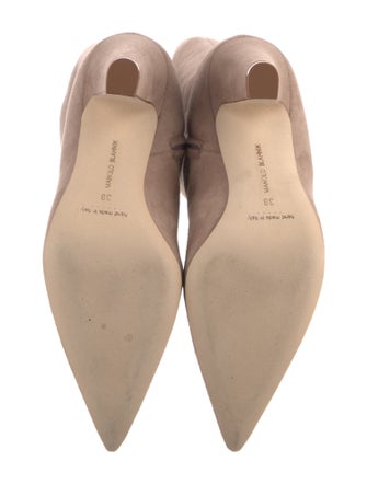 Manolo Blahnik Suede Boots