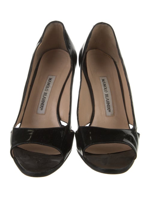 Manolo Blahnik Patent Leather Pumps