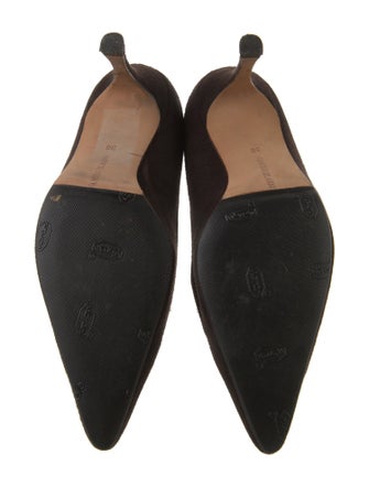 Manolo Blahnik Suede Pumps