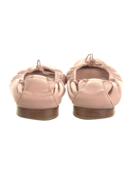 Manolo Blahnik Leather Ballet Flats