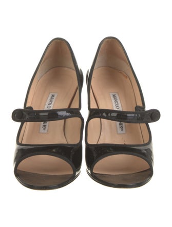 Manolo Blahnik Patent Leather Sandals