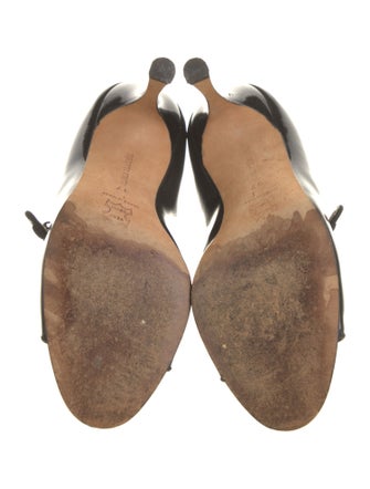 Manolo Blahnik Patent Leather Sandals