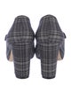Manolo Blahnik Plaid Print Pumps