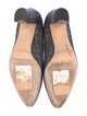 Manolo Blahnik Plaid Print Pumps