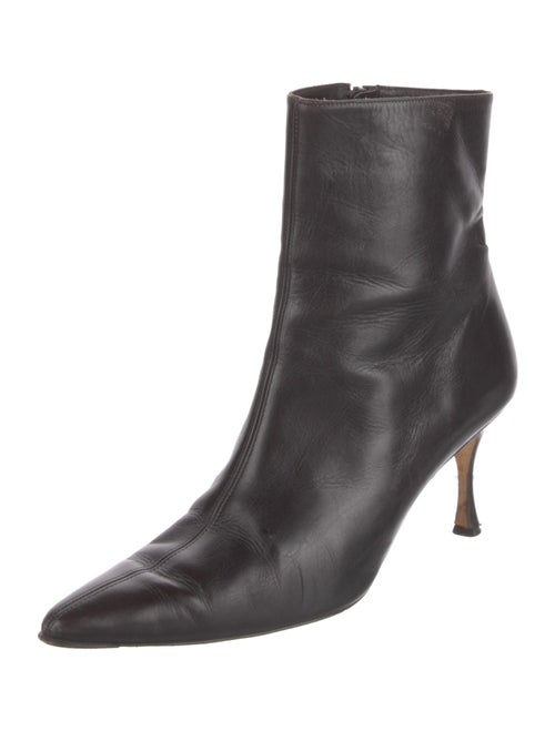 Manolo Blahnik Leather Boots