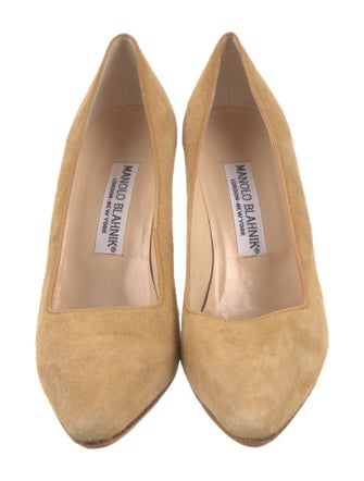 Manolo Blahnik Suede Pumps